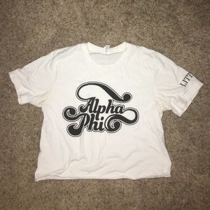 Alpha Phi Crop Top